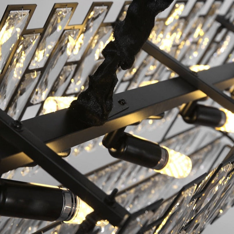 Presidio Rectangular Chandelier by VORELLI