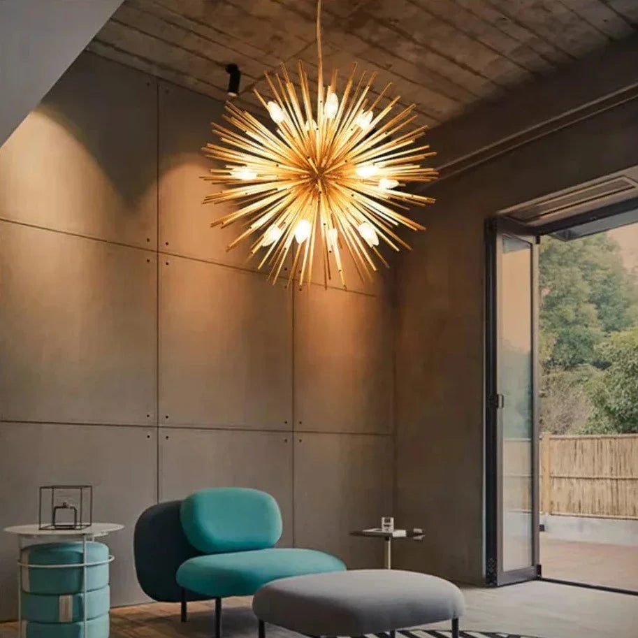 Riccio Pendant detail 3 by VORELLI® - luxury pendant light for Dubai villas and UAE interiors