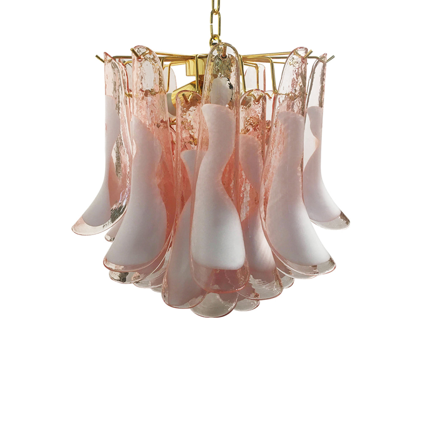 VORELLI Fulvia Selle Murano Glass Circular Chandelier - Selle Murano Glass image 2