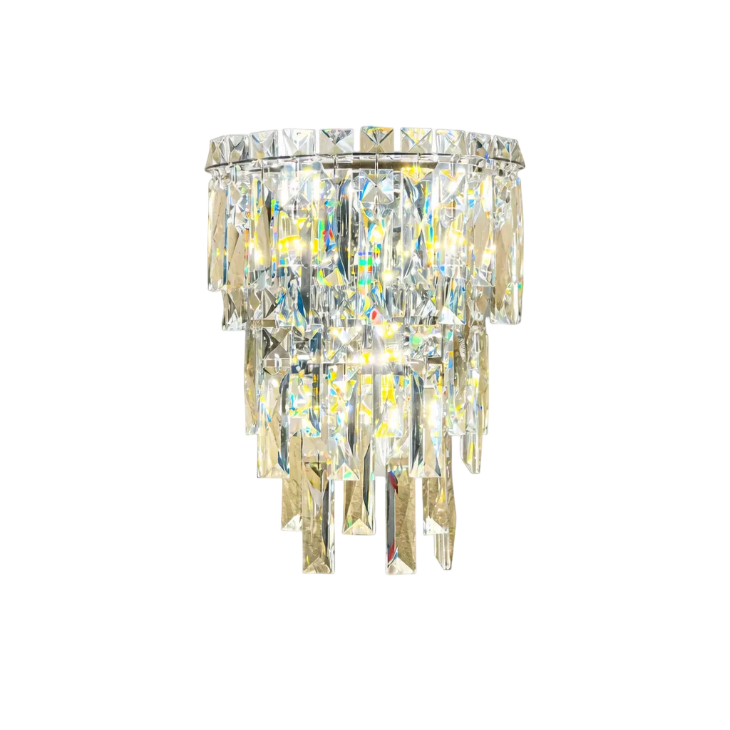 VORELLI Abruzzi crystal wall light UAE white background