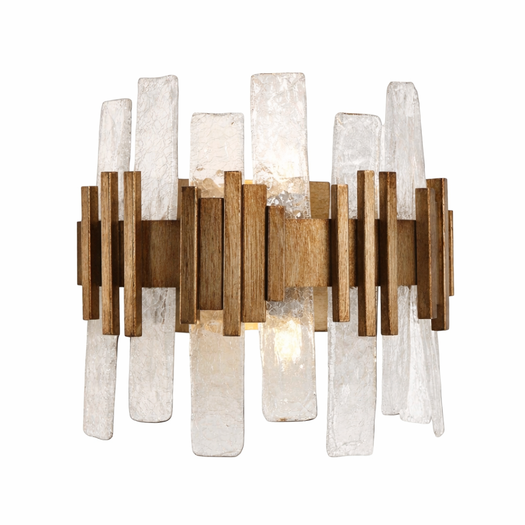 VORELLI Alexander crystal wall light with gold frame UAE