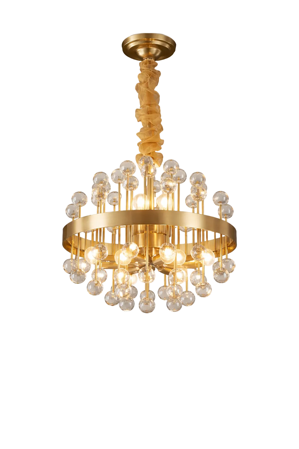 VORELLI Alytus luxury circular chandelier UAE white background
