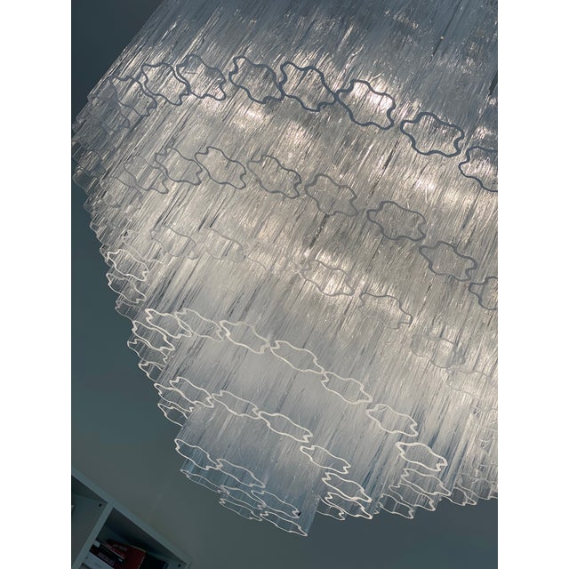 VORELLI Candela Tronchi Murano Glass Staircase Chandelier - Tronchi Murano Glass image 6