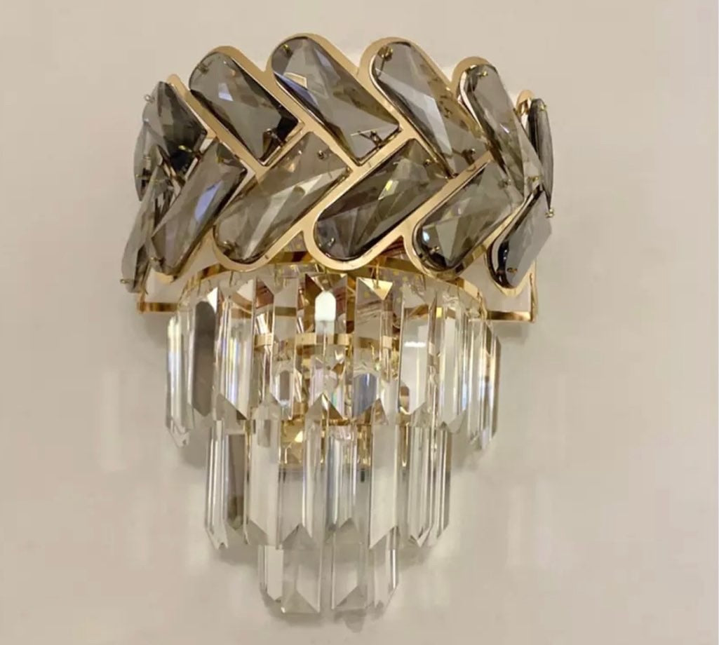 Knightsbridge luxury crystal wall light suitable for hotel and hospitality interiors