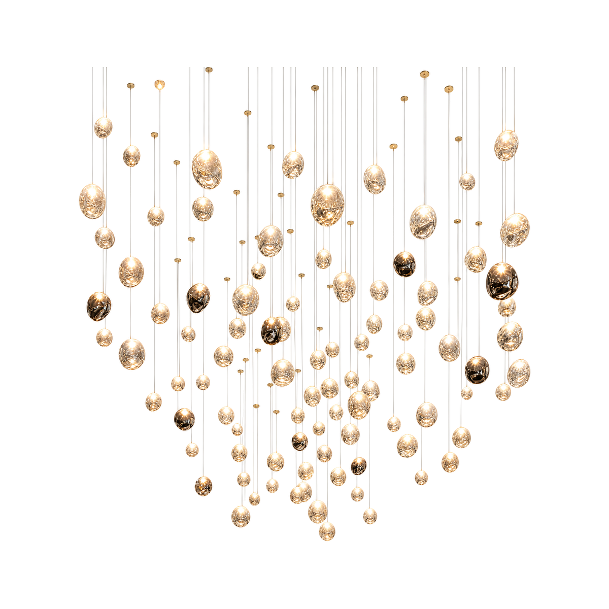 VORELLI® Molten Pebble Project Installation on a pure white background.