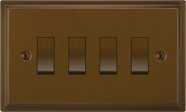 VORELLI® Sheraton Rocker Switch in Bronze Antique.