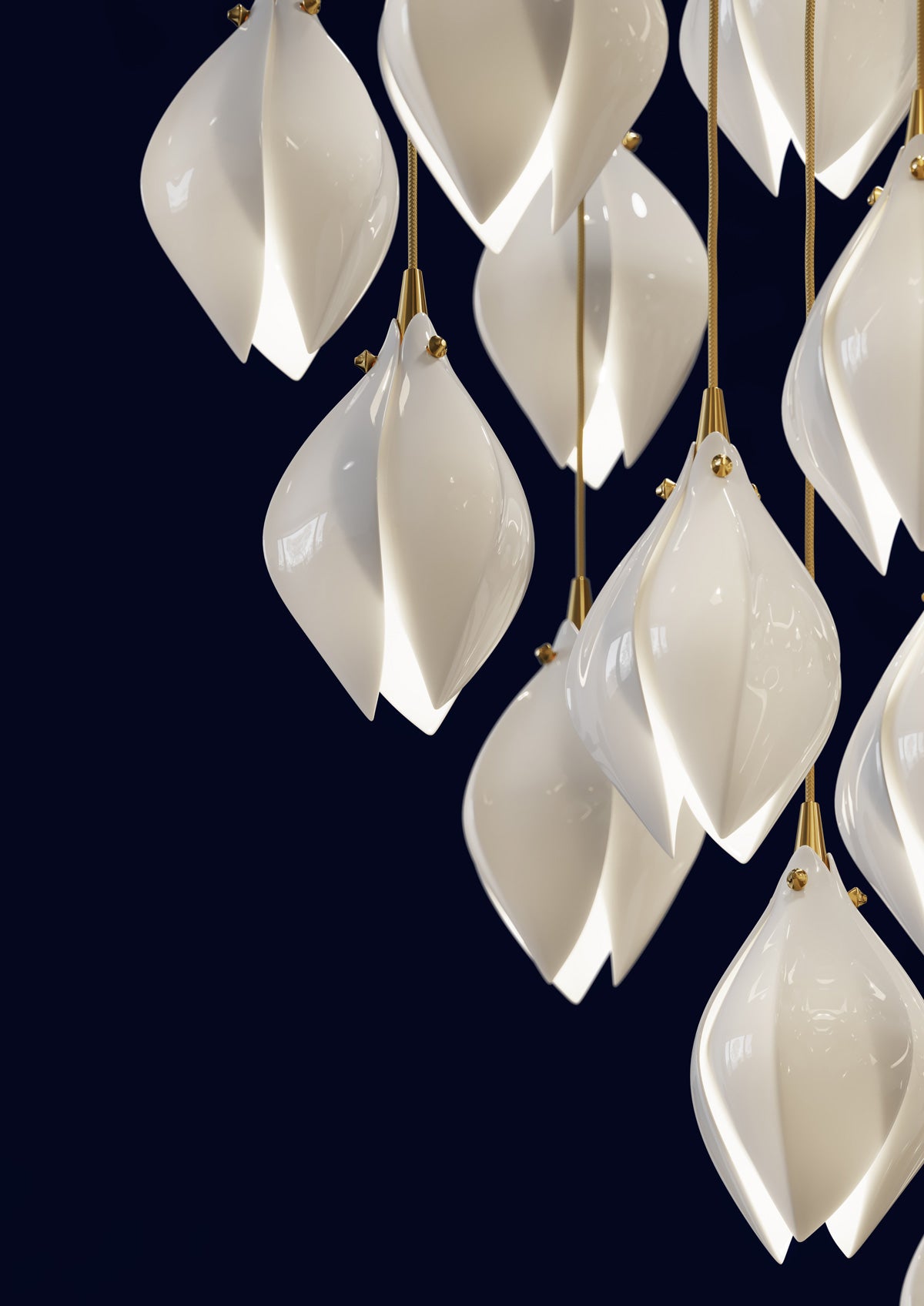 Silent Bloom Project Installation architectural lighting view 5