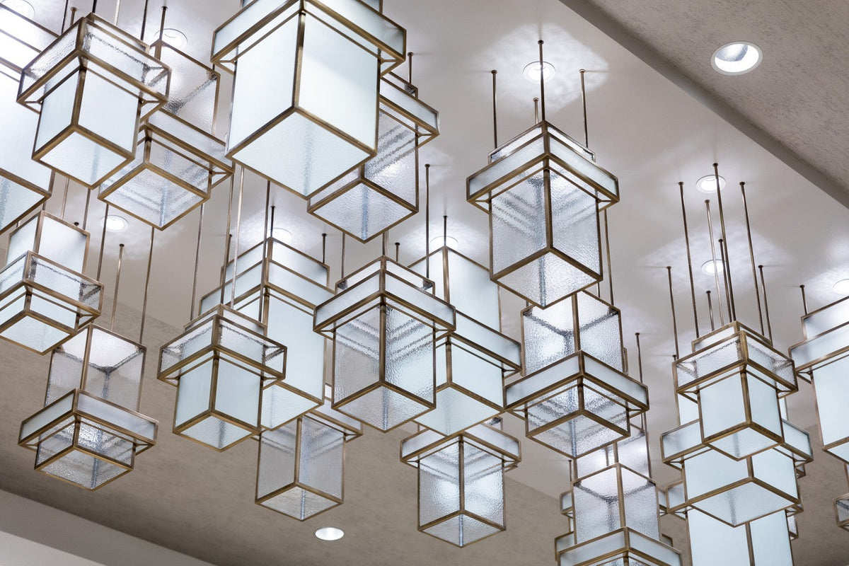 Geometric Acrylic Project Installation project lighting view 7