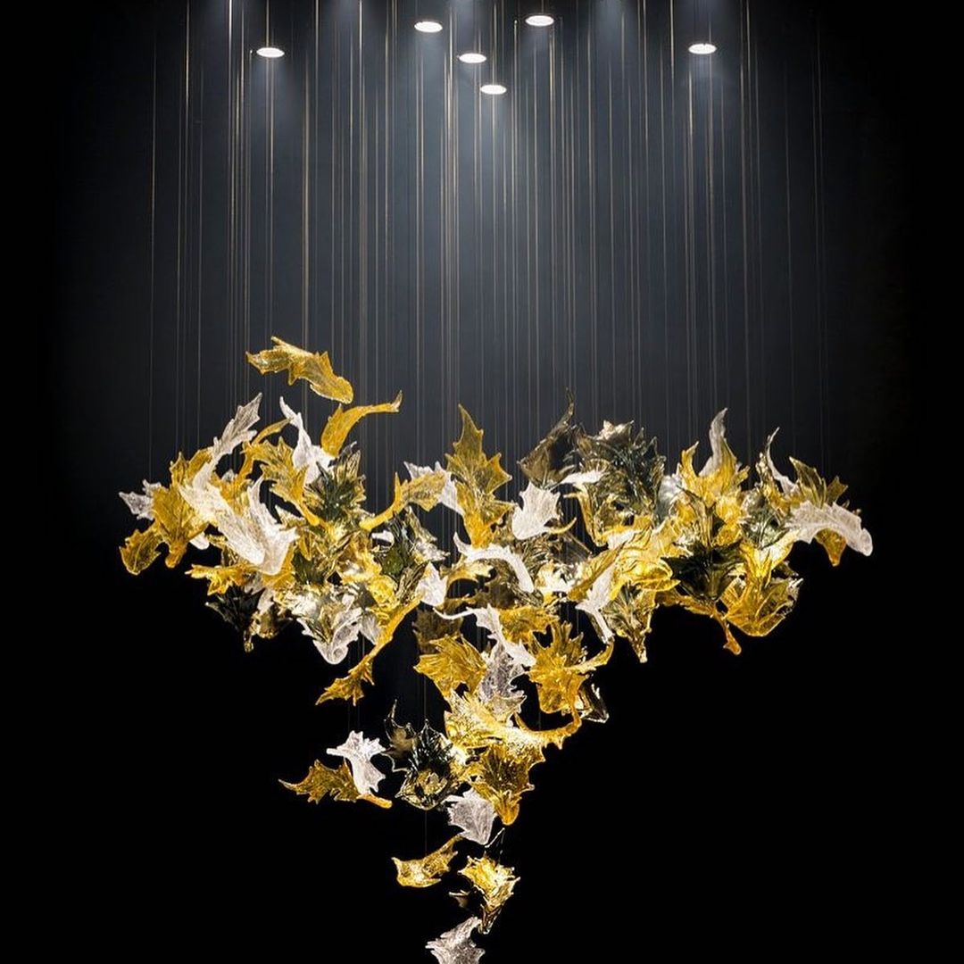 Autumn Drift Project Installation architectural lighting view 5