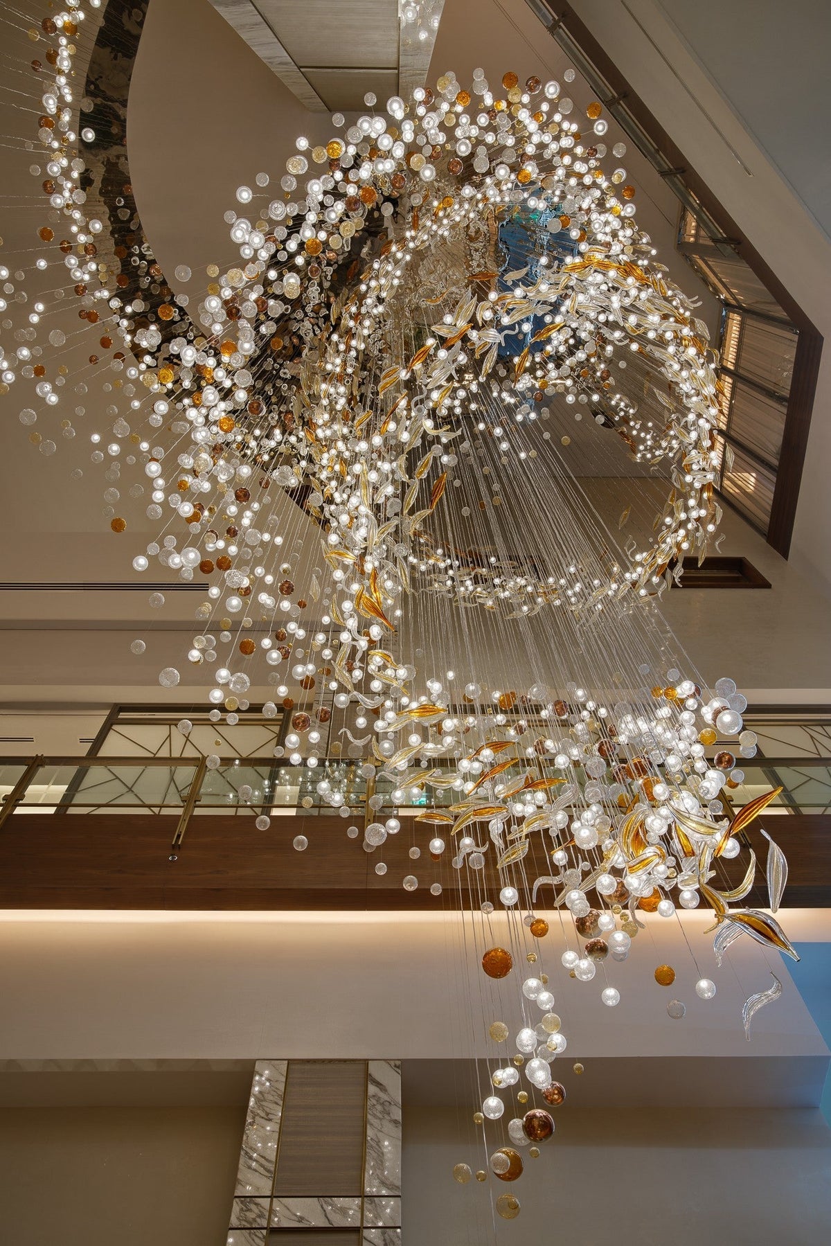 Oversized Small Sphere Project Installation project lighting view 4