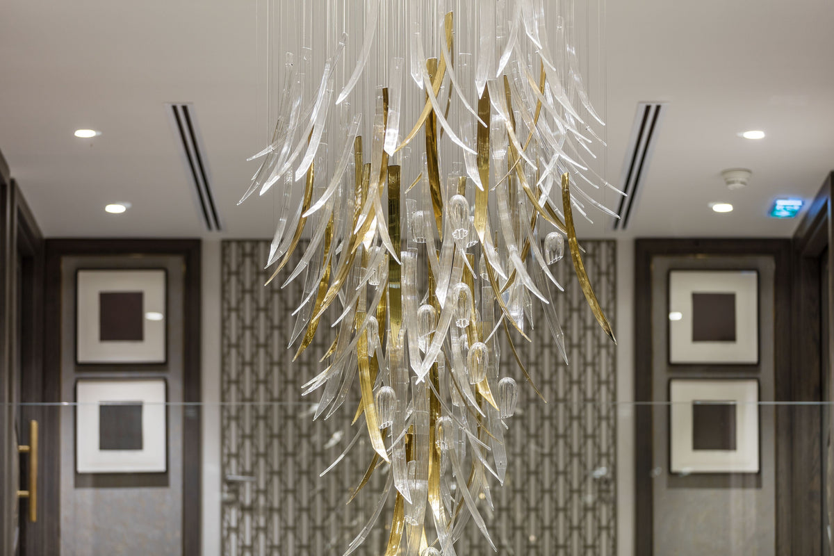 Angelic Wing Project Installation project lighting view 6