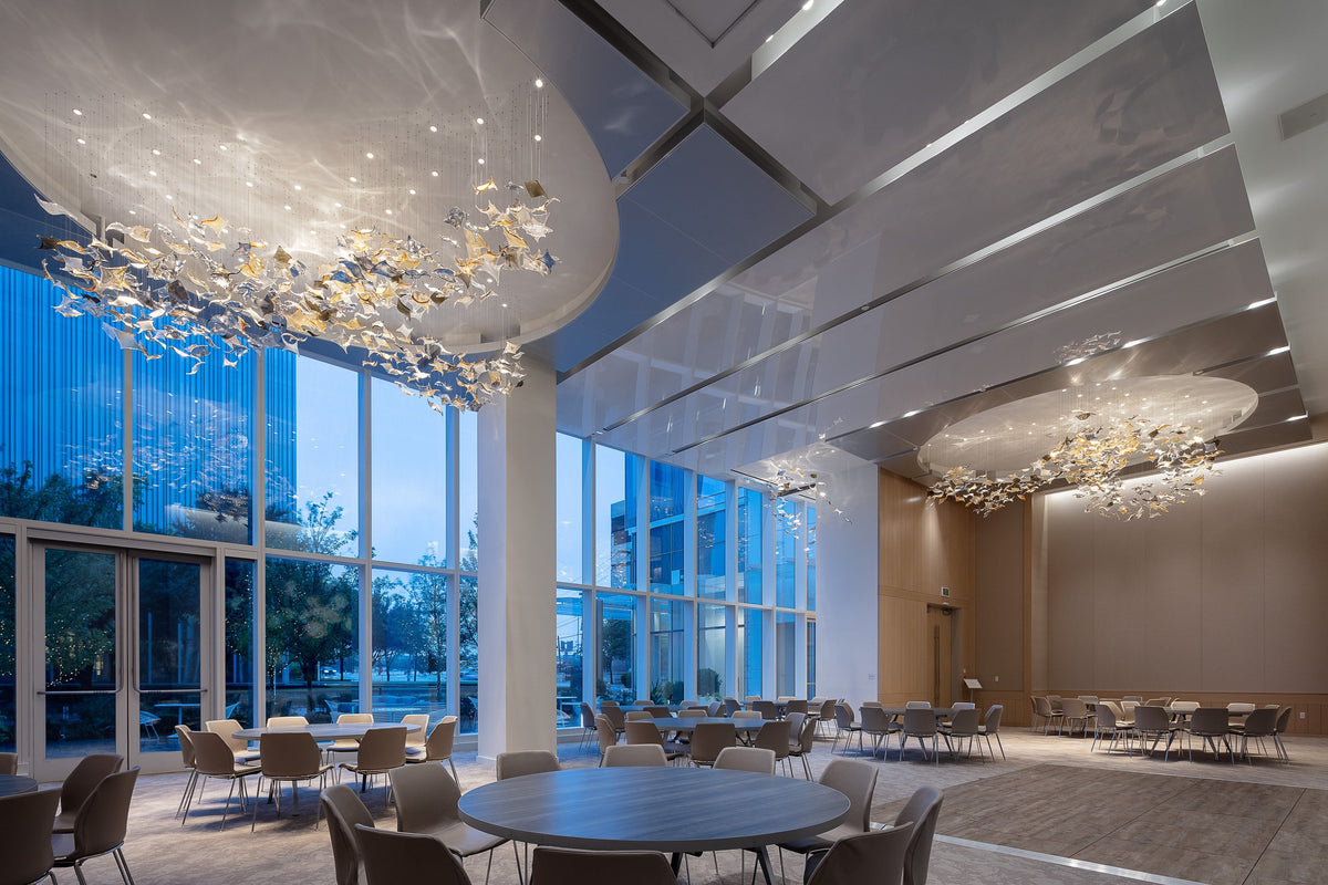 Manta Cascade Project Installation project lighting view 3