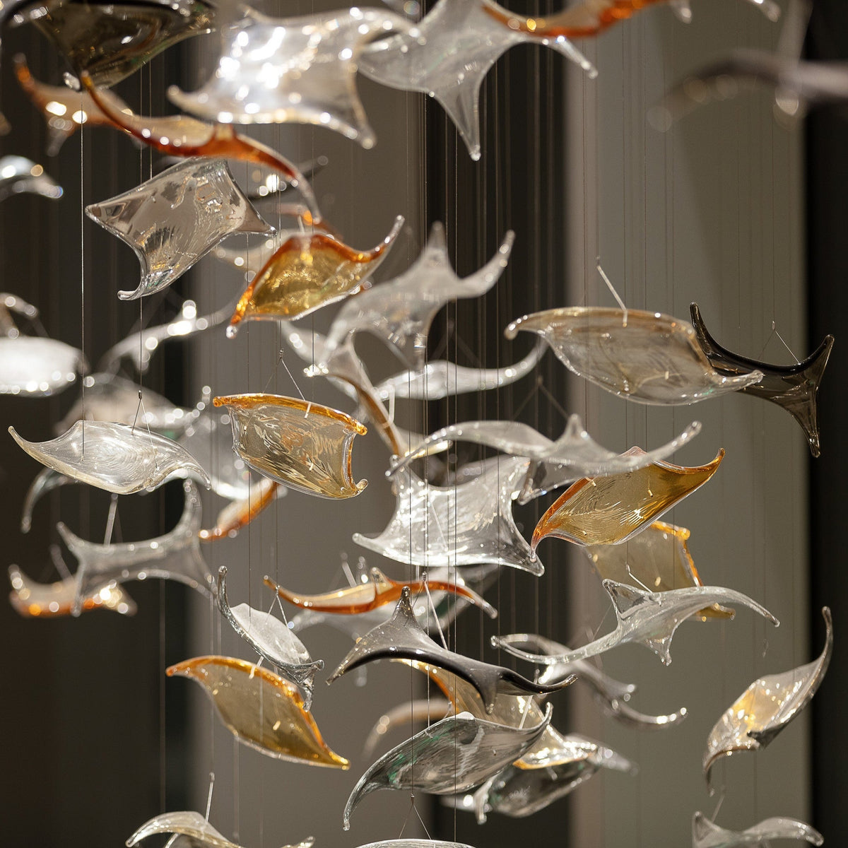 Manta Cascade Project Installation project lighting view 2