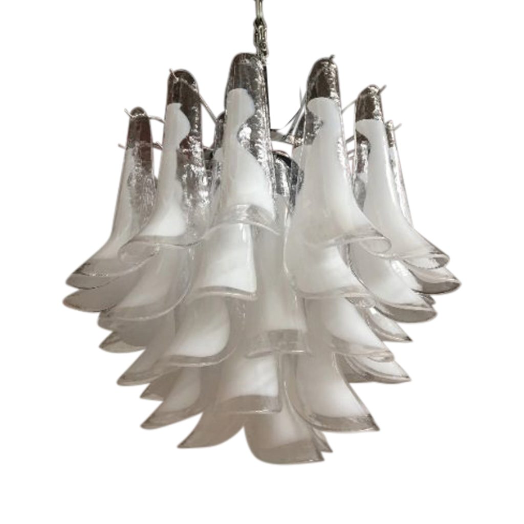 VORELLI Livorno Selle Murano Glass Circular Chandelier - Selle Murano Glass image 1