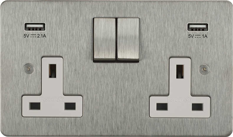 Horizon Classic Double Socket + USB architectural switches view 17