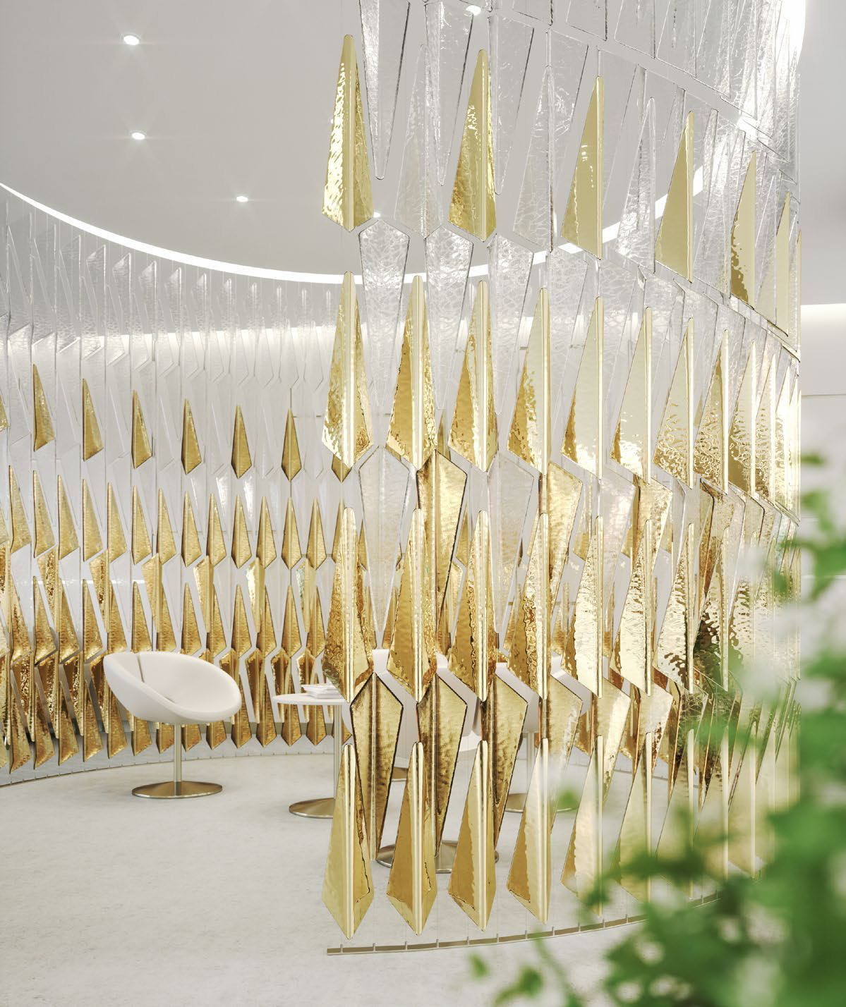 Crystal Vortex Project Installation architectural lighting view 3