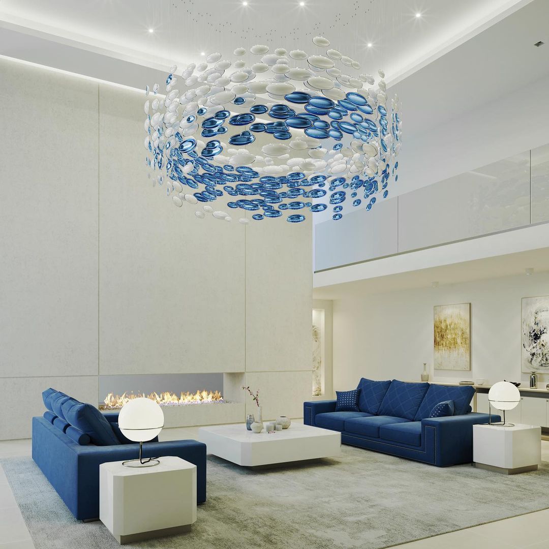 Orbital Motion Project Installation architectural lighting studio view