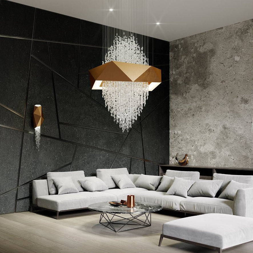 Crystal Apex Project Installation architectural lighting studio view