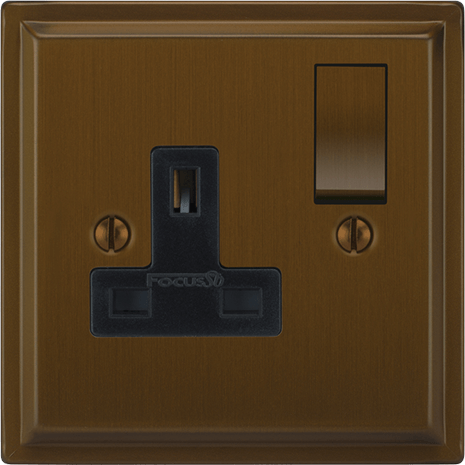 Sheraton Single Socket architectural switches view 3