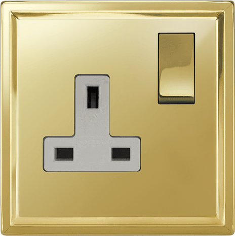 Belgravia Single Socket architectural switches view 7