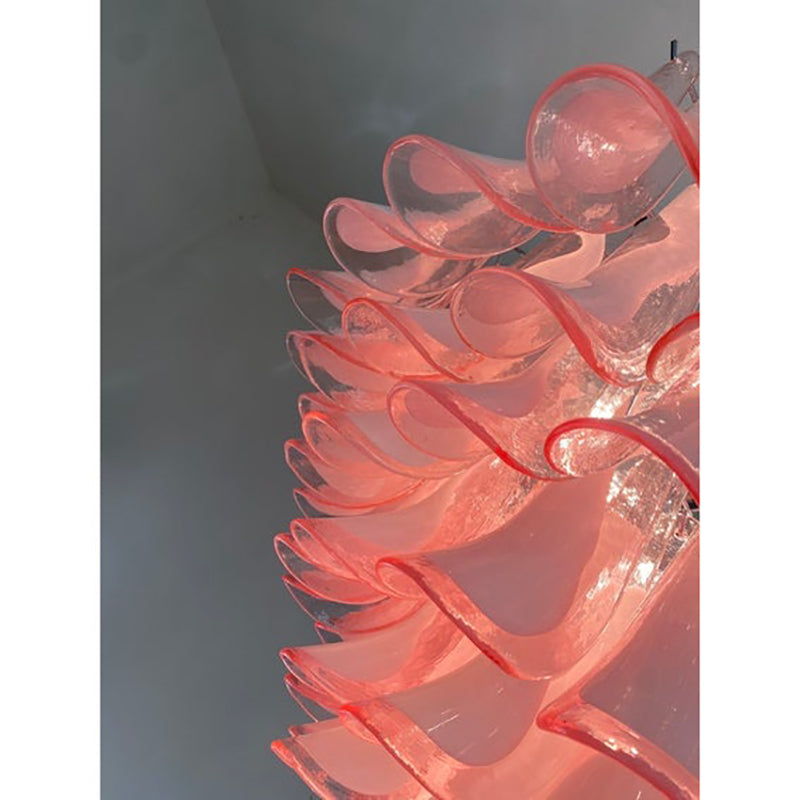 VORELLI Bergamo Selle Murano Glass Staircase Chandelier - Selle Murano Glass image 3