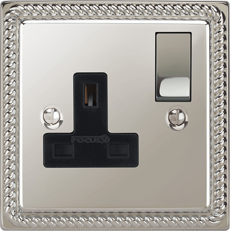Georgian Single Socket architectural switches view 9