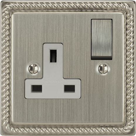 Georgian Single Socket architectural switches view 12