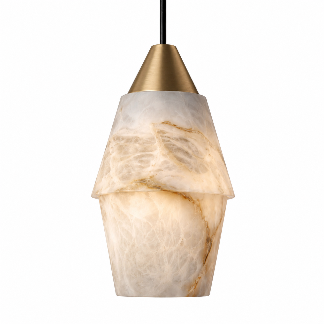 Kalia Marble Pendant Light III by VORELLI