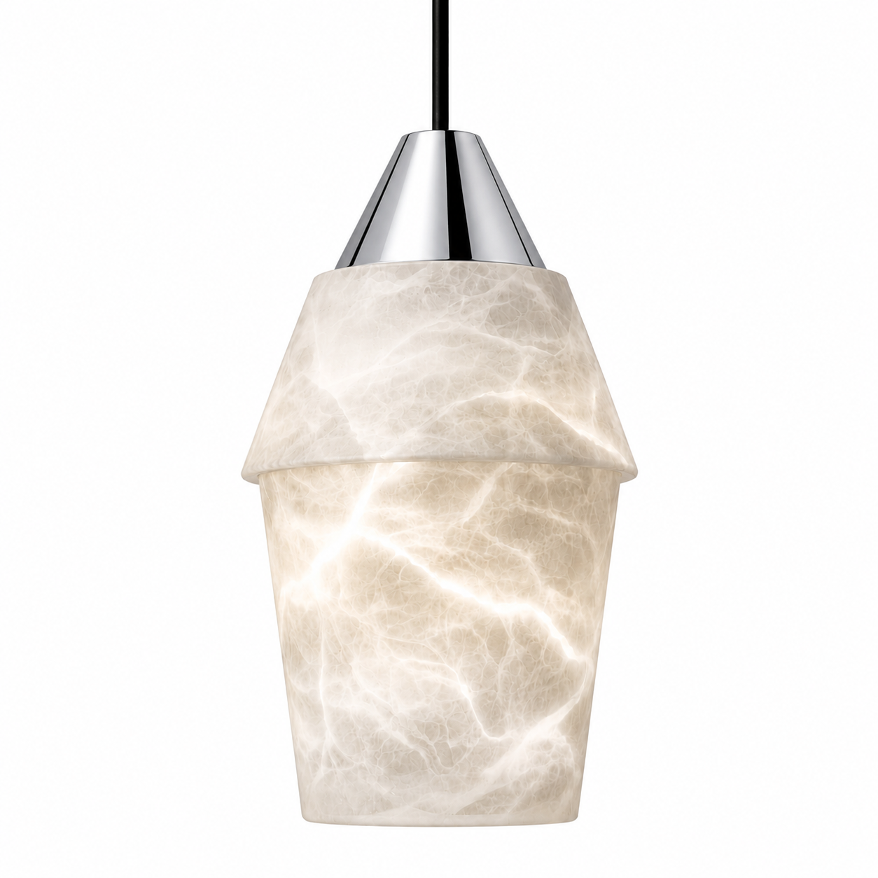 Kalia Marble Pendant Light II by VORELLI