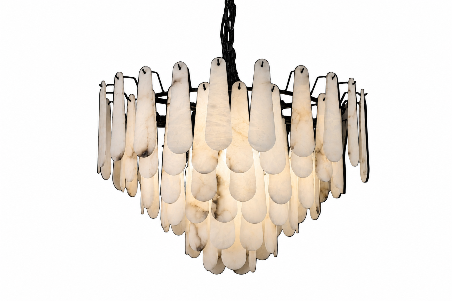 Maretto Marble Circular Chandelier by VORELLI