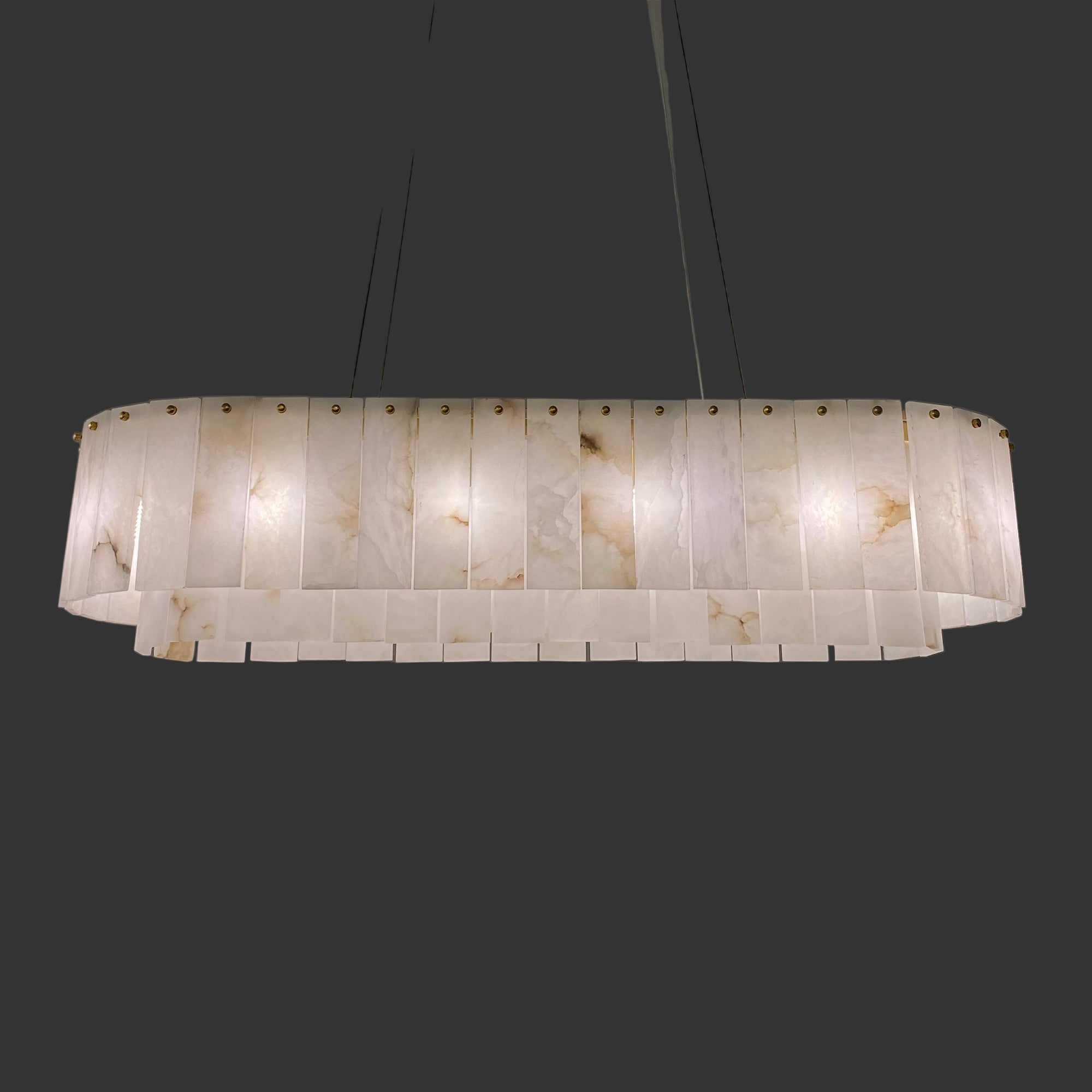 Munro Marble Rectangular Chandelier
