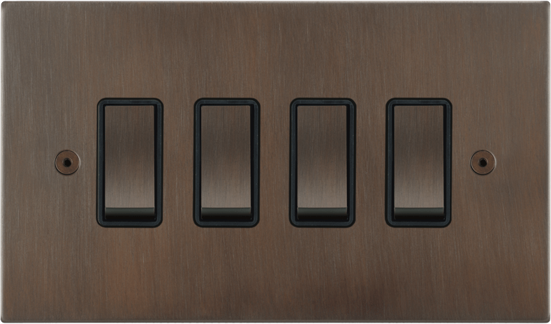 Ambassador Square Rocker Switch architectural switches view 4