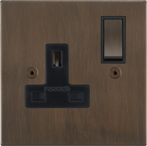 Ambassador Square Single Socket architectural switches view 5