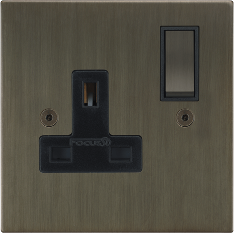 Ambassador Square Single Socket architectural switches view 6