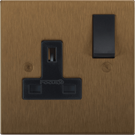 Horizon Square Single Socket architectural switches view 4
