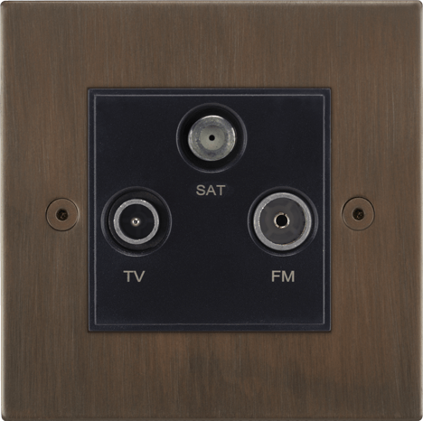 Horizon Square Media Outlet architectural switches view 5