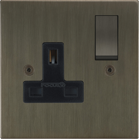 Horizon Square Single Socket architectural switches view 6