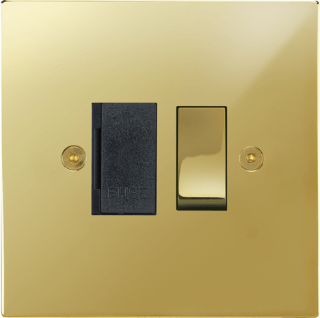 VORELLI® Horizon Square Fuse Spur in Polished Brass Unlacquered.