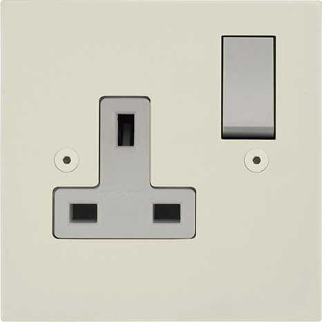 Horizon Square Single Socket architectural switches view 13