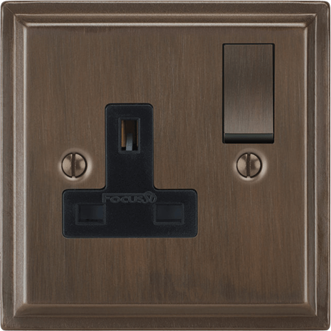 Sheraton Single Socket architectural switches view 4