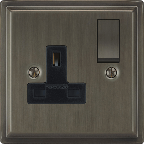 Sheraton Single Socket architectural switches view 5