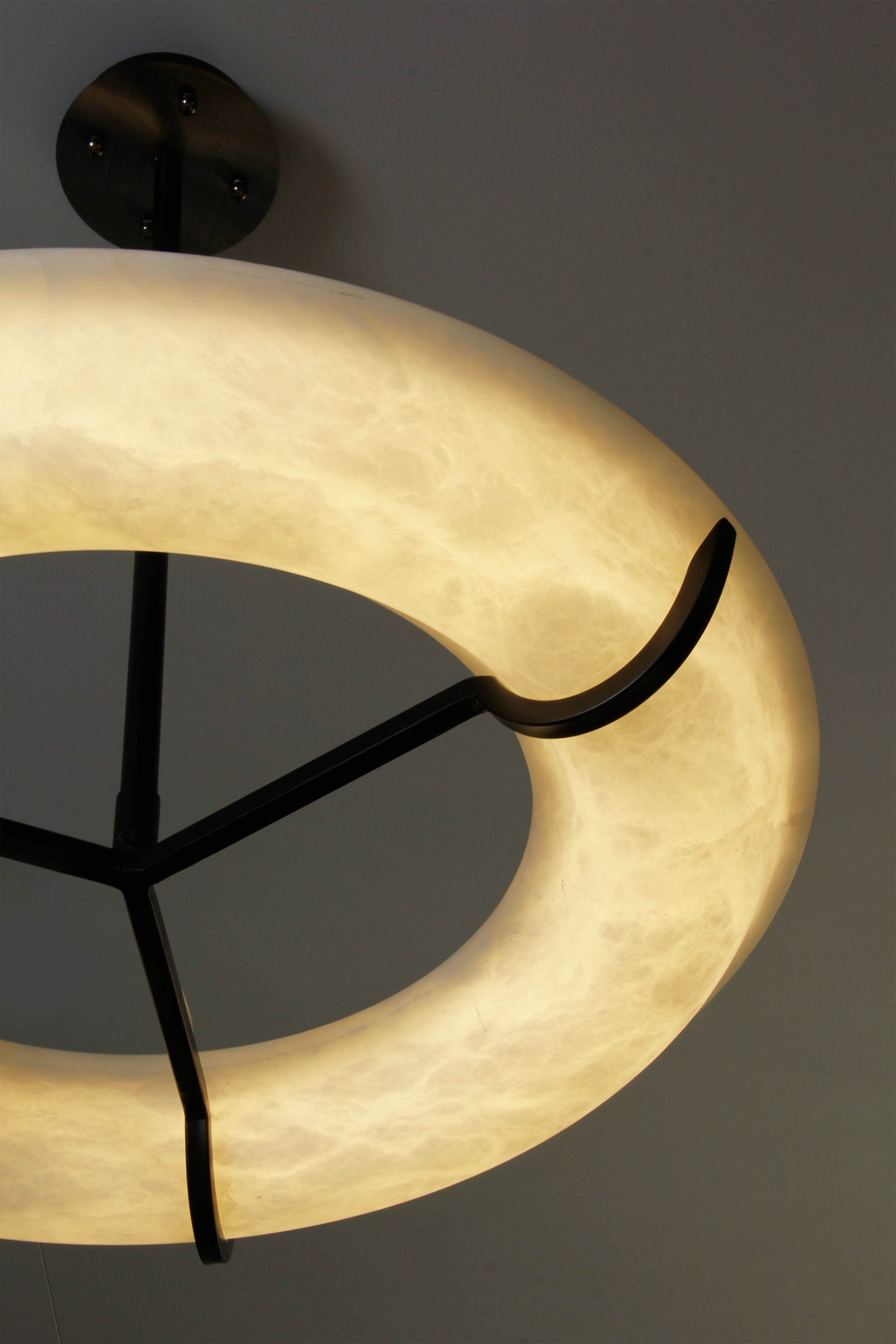Sorano Marble Circular Chandelier