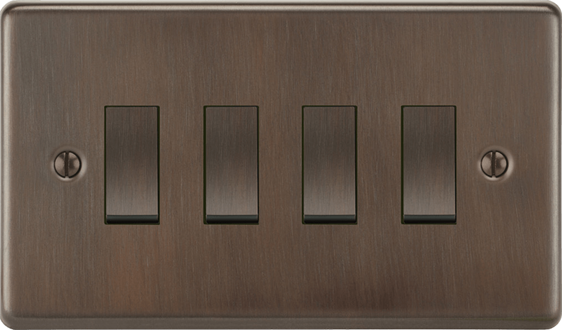 VORELLI® Victorian Rocker Switch in Chocolate Bronze.