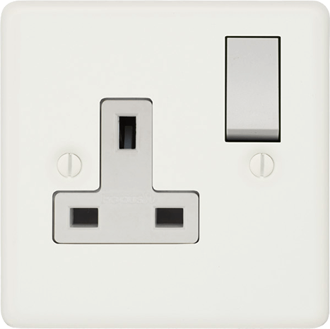 Victorian Single Socket architectural switches view 7