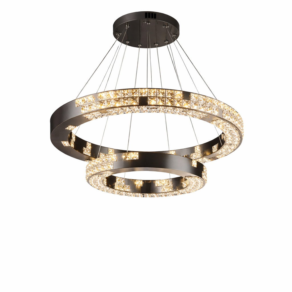 Minato Double Circular Chandelier