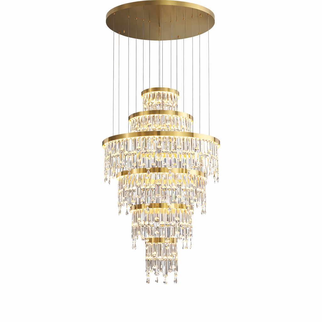 Prazzo Ring Staircase Chandelier