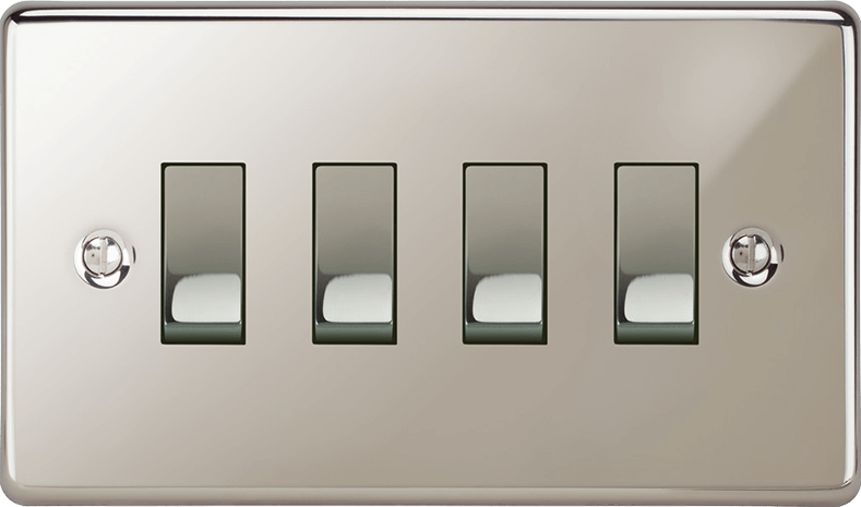 VORELLI® Victorian Rocker Switch in Polished Nickel.