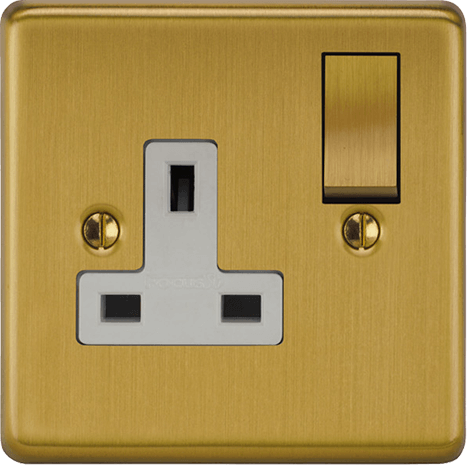 Victorian Single Socket architectural switches studio view