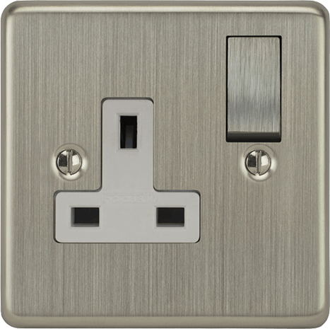Victorian Single Socket architectural switches view 12