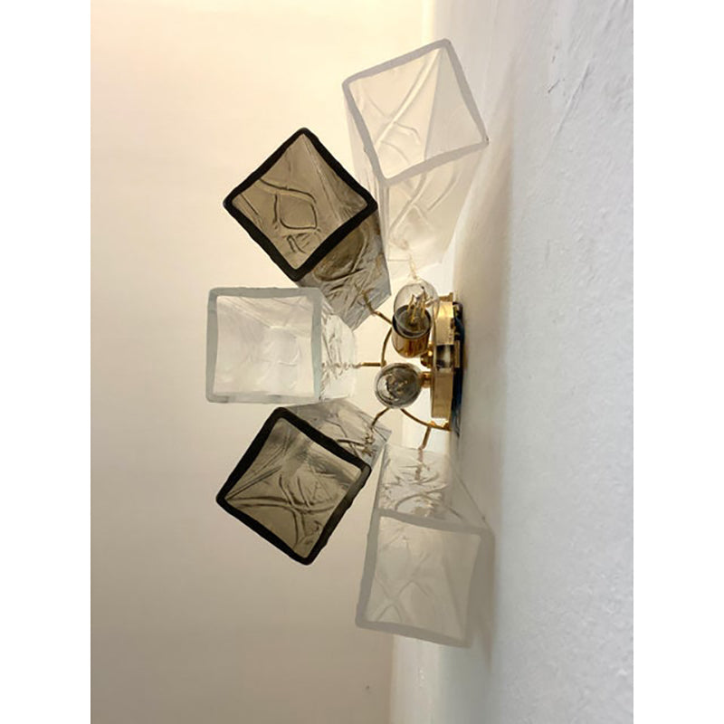 VORELLI Adria Squares Murano Glass Wall Light - Squares Murano Glass image 4